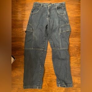 Vintage Fubu Cargo Jeans Size 36x34